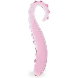 Gode godemichet en verre Pieuvre gode vaginal ou anal homme ou femme - Rose