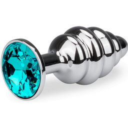 Bijou anal rosebud torsadé S - 8 coloris