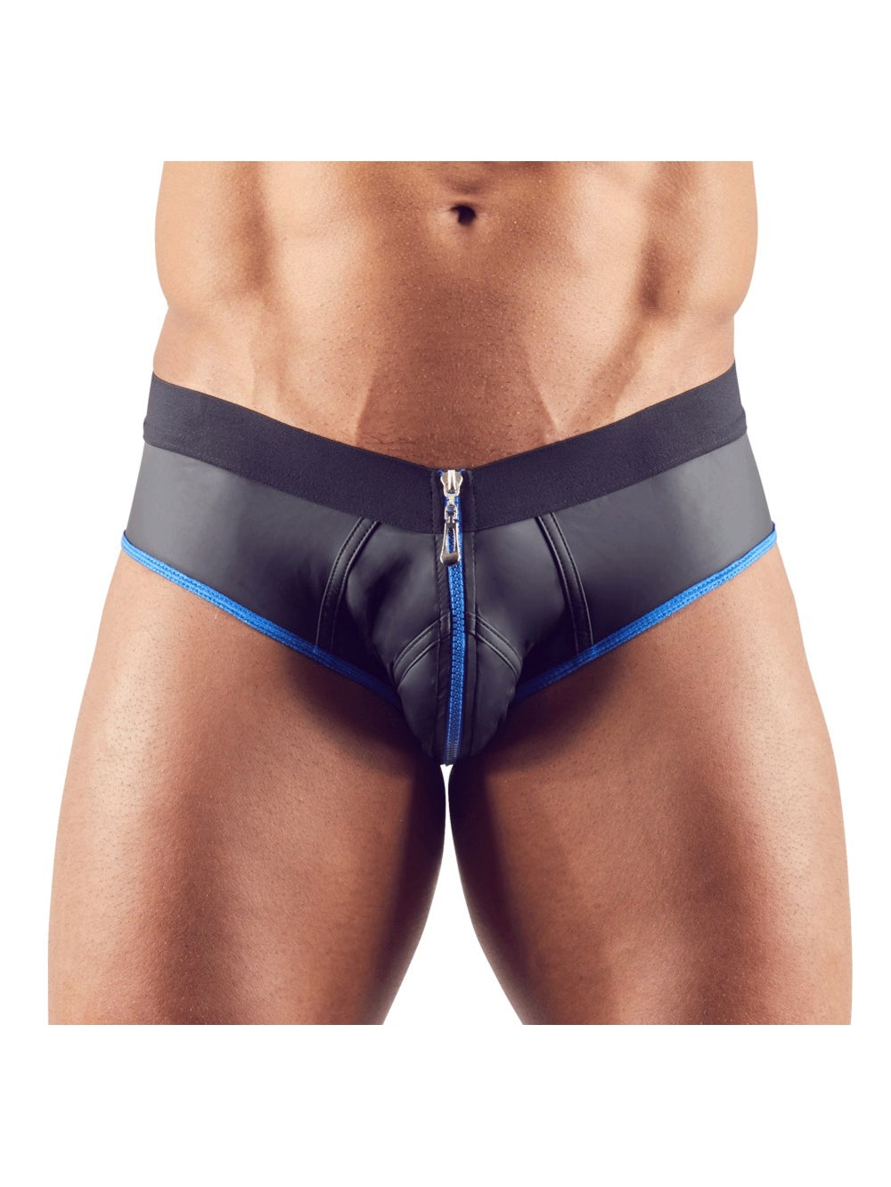Jockstrap Fermeture Eclair Bleu