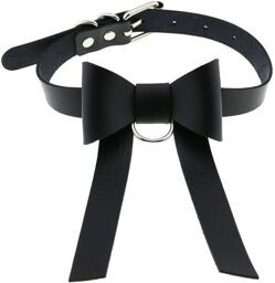 Ras de cou Bow Night Noir