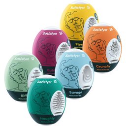 Masturbator Egg Set Assorti - 6 stuks