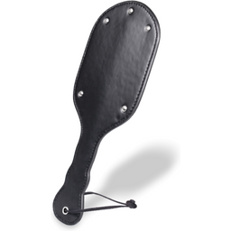 Cravache cuir noir de soumission