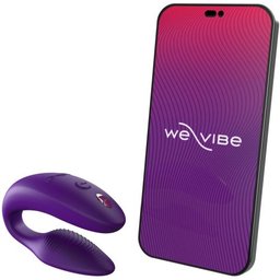Sync 2 Vibromasseur pour Couples avec Télécommande et Application - Violet
