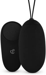 Œuf vibrant avec télécommande - Noir