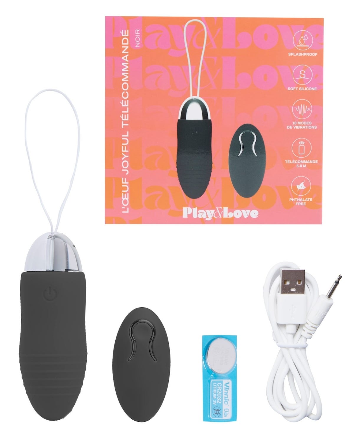 OEUF JOYFUL TELECOMMANDE NOIR