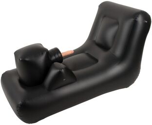 Fauteuil Gonflable Avec Vibromasseur Va et Vient - Dark Magic