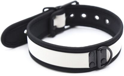 Collier Néoprène Simply Puppy Blanc
