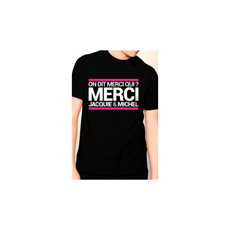 T-shirt Jacquie et Michel n°10 - noir