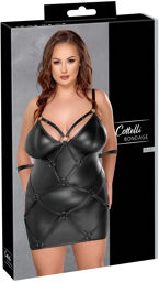 Robe courte avec menottes Noir