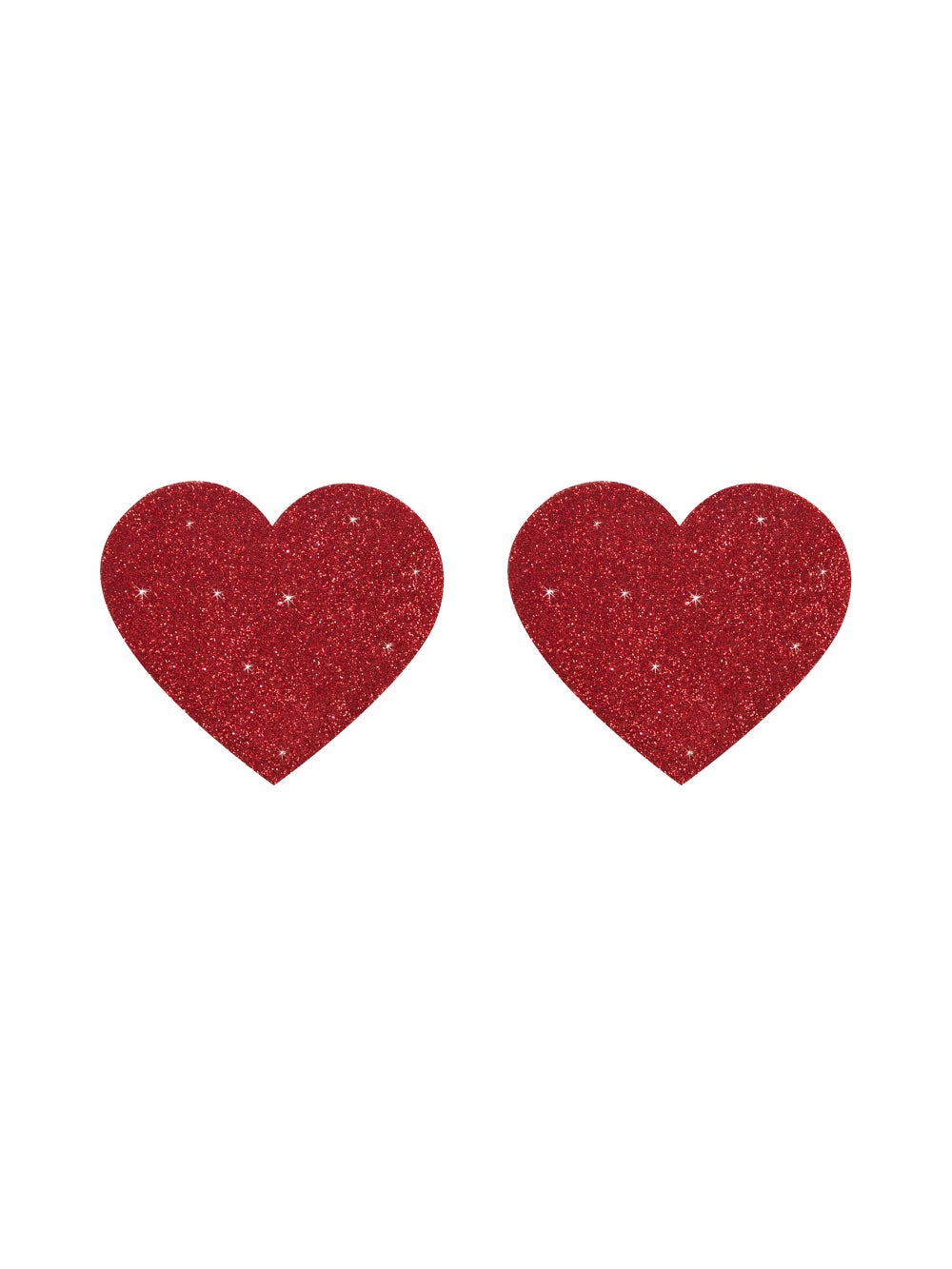 Nippies Coeurs Pailletés Rouges