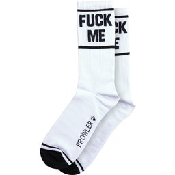 RED Fuck Me Chaussettes Taille unique