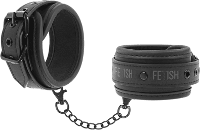 Menottes Poignets Cuir Végan Doublure Néoprène