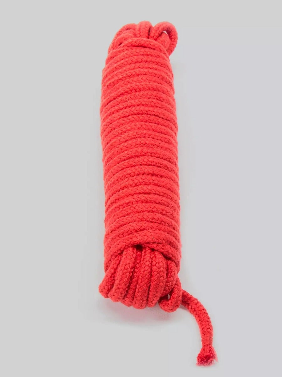 Corde bondage Soft Rope 10 mètres rouge
