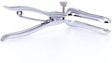 Spéculum anal avec deux cuillers en acier inoxydable