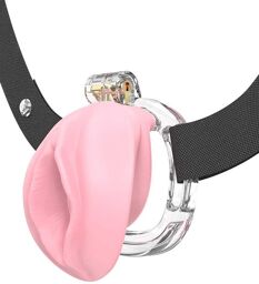 P-Cage PC10 - Cage à pénis Chatte - Transparent, Rose