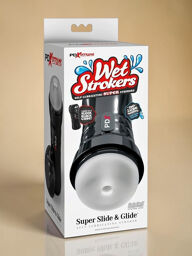 Masturbateur vaginal Wet Stroker Super Slide & Glide en silicone doux