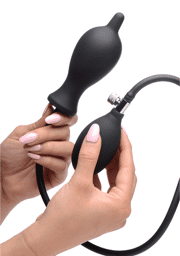 Plug Gonflable Silicone Dark Inflator
