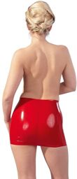 Mini Jupe en Latex Rouge Rouge