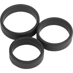 Ensemble de 3 anneaux masculins en silicone de qualité supérieure