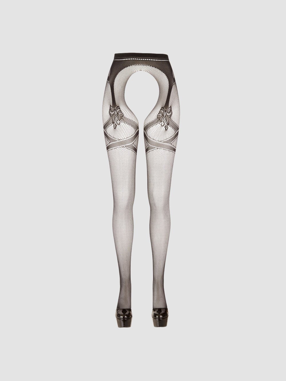 Collant Résille Détails Noeuds