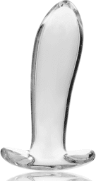 SERIES BY IBIZA - PLUG ANAL MODÈLE 5 VERRE BOROSILICATE 12,5 X 3,5 CM CLAIR