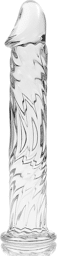 LE 12 GODE EN VERRE BOROSILICATE 17 X 3,5 CM CLAIR
