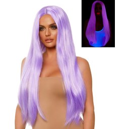 Perruque cheveux extra longs luminescente