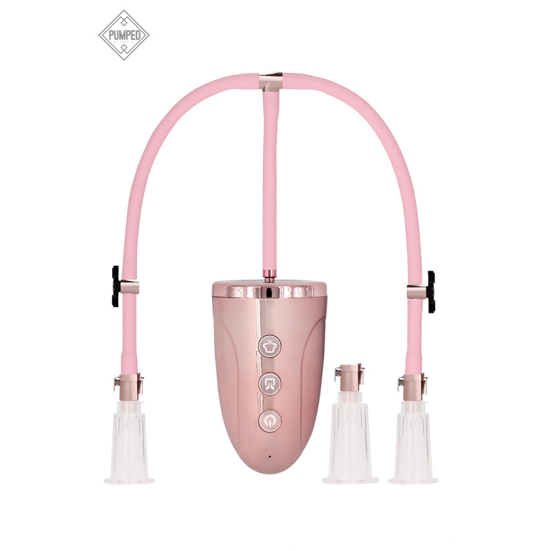 Pompe à tétons et clitoris automatique Medium