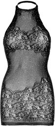 Robe Résille strass 86134 Noir