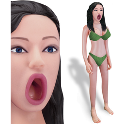 Poupée gonflable brune Lina