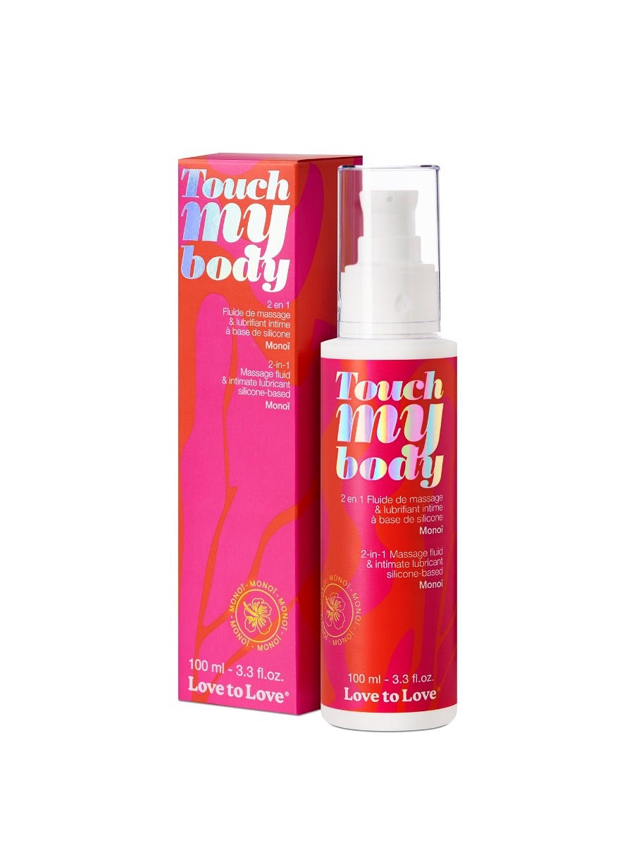 Massage et lubrifiant Touch My Body monoï 100 ml