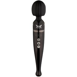 Deluxe Chrome Puissant et Rechargeable Magic Wand