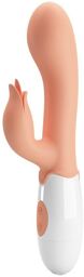 Bloody Mary - Vibromasseur Rabbit avec Stimulateur Clitoridienne - Nude