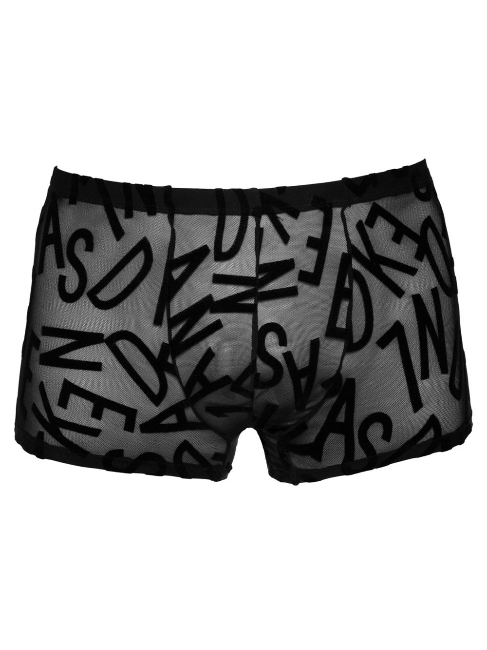 Boxer Transparent A-Z Noir