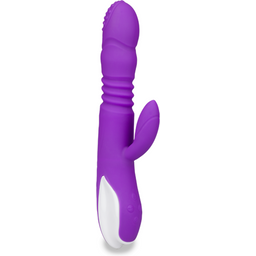 Vibromasseur rabbit va-et-vient rotatif et chauffant Hermann