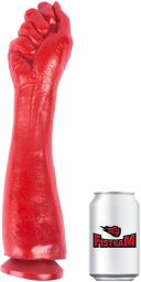 FIST WITH FRONT 34 x 8.5cm Rouge