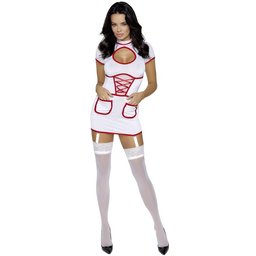 Cottelli Costumes - Robe d'Infirmière Sexy - Blanc