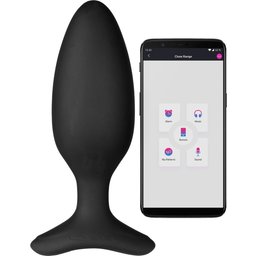 Hush 2 Plug Anal Medium Contrôlé par Application 13 cm