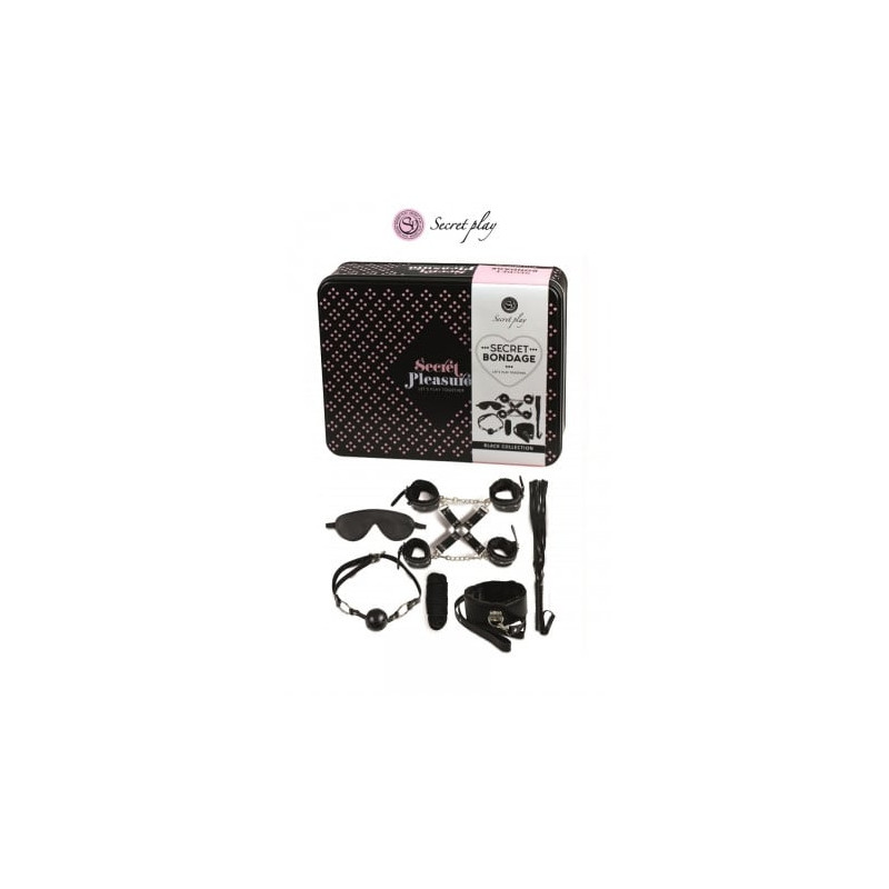 Kit BDSM 8 pièces - noir