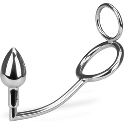 Crochet anal avec double et anneaux Captain