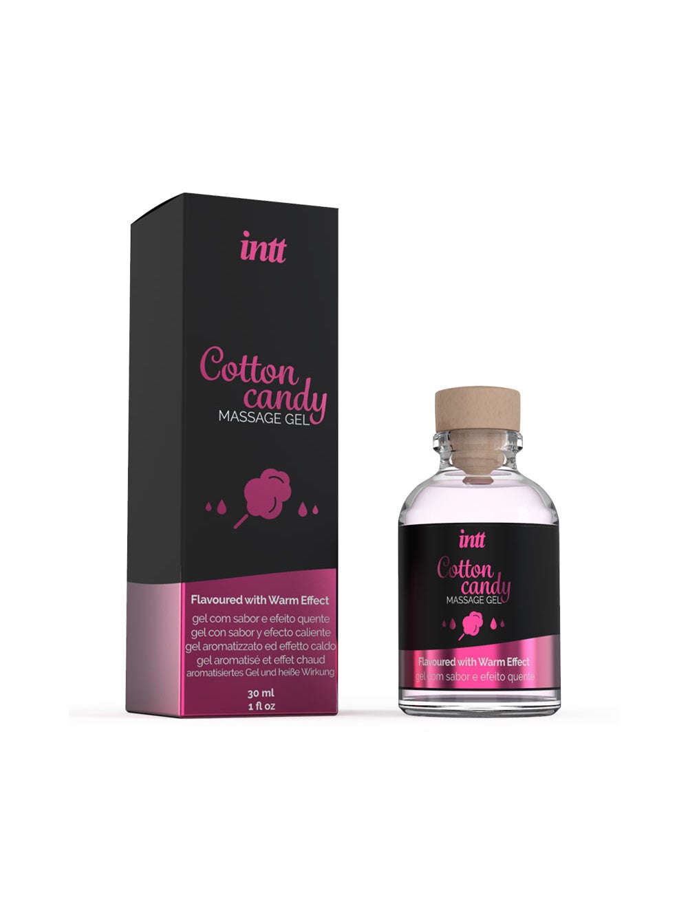 Gel de Massage Embrassable Chauffant Cotton Candy 30 ml