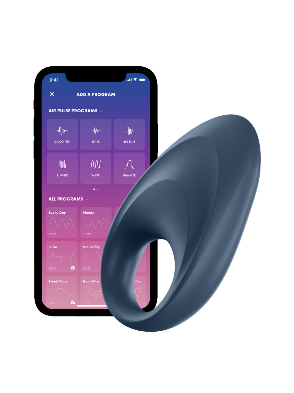 Anneau Vibrant Connecté Satisfyer Mighty One