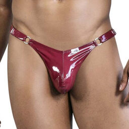 String Effet vinyle Climos Bordeaux Rouge