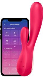 Vibromasseur Rabbit Connecté Mono Flex Rouge