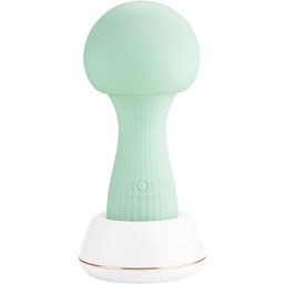 - Vibromasseur Wand Silicone Mushroom - Bleu-vert