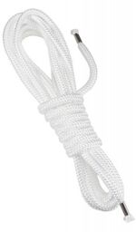 Corde bondage doux, Blanc, 5M