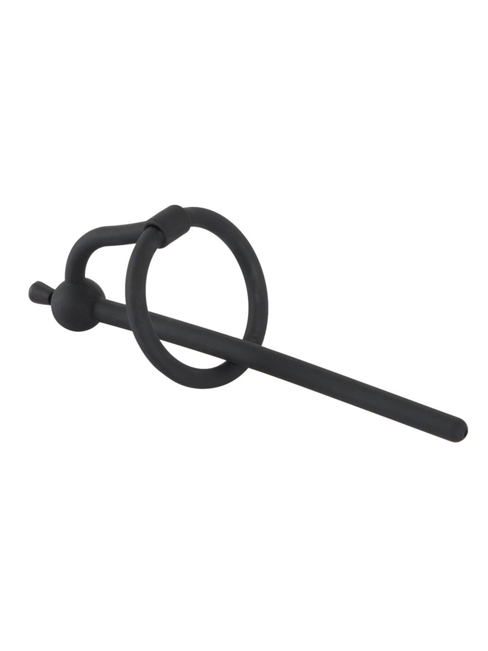 Plug à urètre creux avec anneau pour gland Piss Play