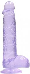 Gode Jelly Réaliste 15cm Violet