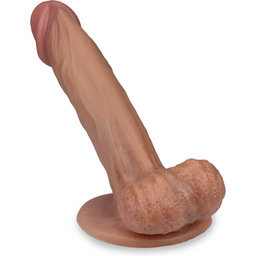 Gode godemichet ventouse 19,0 cm silicone Truestyle Garry gode vaginal ou anal homme ou femme - Peau mate