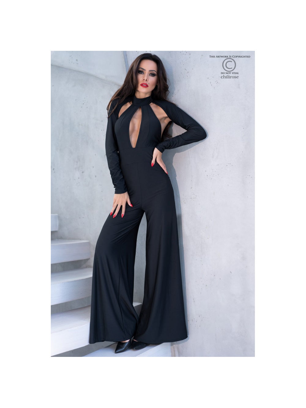 Combinaison Fluide CR4328 Noir
